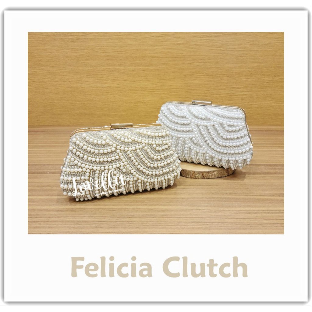 LOVELLA • FELICIA CLUTCH - Tas Pesta - Clutch Pesta - Tas Pesta Import Elegan - Tas Pesta Wanita - T