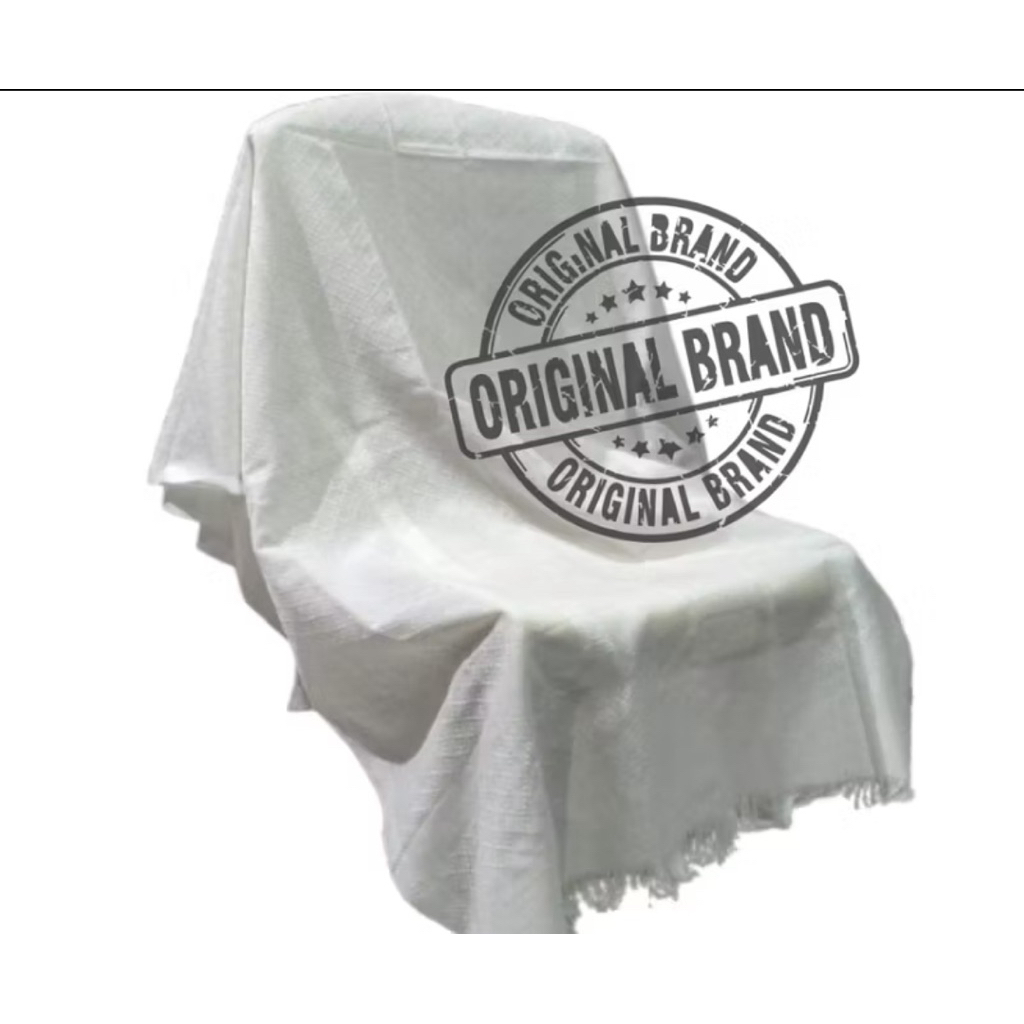 SORBAN AL ATHAR JUMBO PUTIH POLOS MOTIF PANJANG (kodeS11)