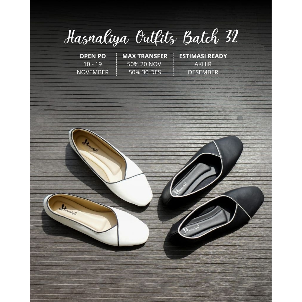 Sepatu wanita plat Hasnaliya Outfit