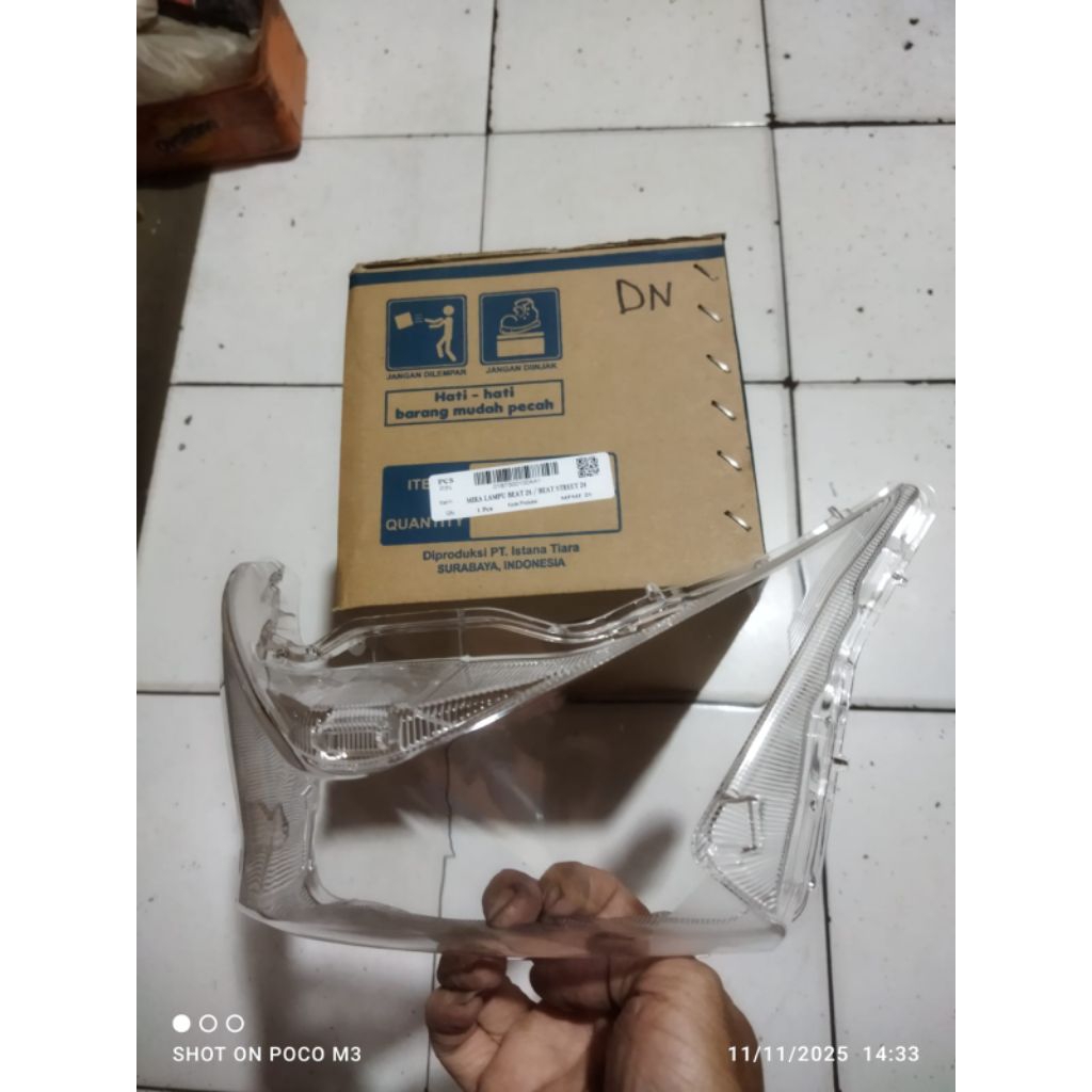 Mika kaca lampu depan Beat 24, Beat Street 24