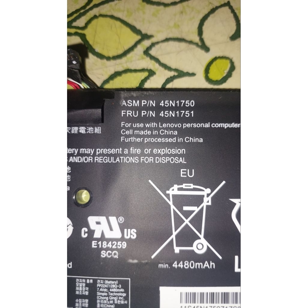 Baterai Thinkpad 11e