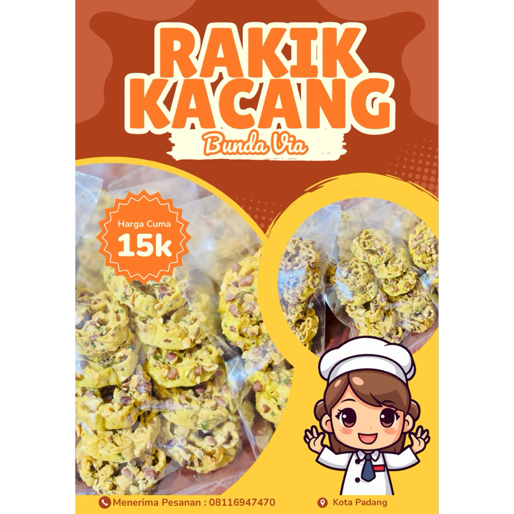 Rakik/Peyek Kacang Padang