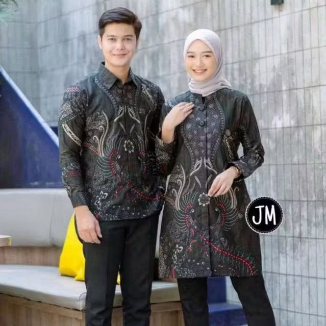 Baju Wanita Kemeja Wanita Atasan Batik Couple Kemeja Tunik Pria Wanita Jumbo Terlaris