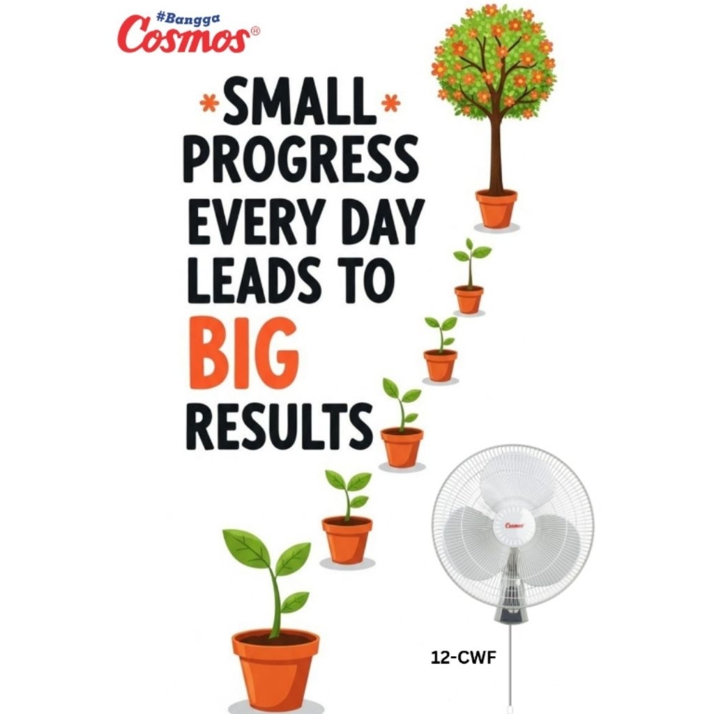 COSMOS 12-CWF Kipas Angin Dinding Wall Fan Cosmos 12 inch 12 CWF 12CWF