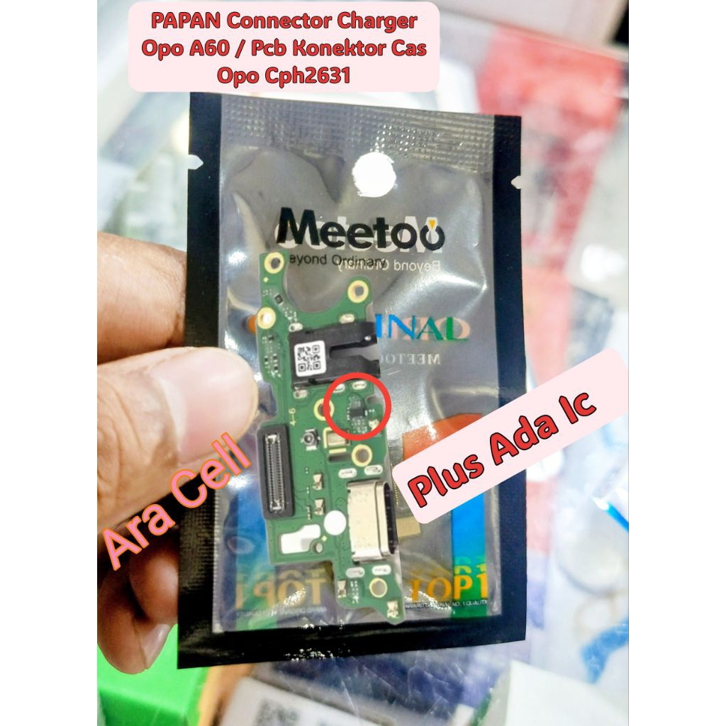 PAPAN Connector Charger Opo A60 / Pcb Konektor Cas Opo Cph2631