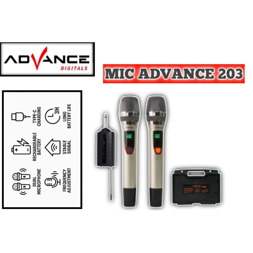 MIC WIRELESS ADVANCE 203
