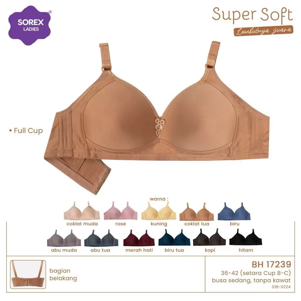 SOREX BRA 17239 kait 3 tanpa kawat