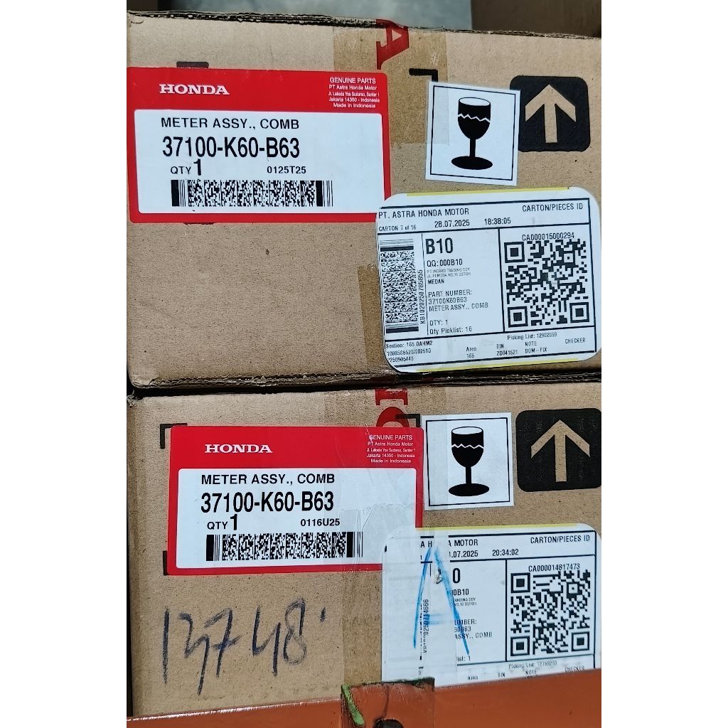 37100K60B63 Speedometer (Meter Assy) Honda Vario 125 eSP ISS K60R 37100-K60-B63