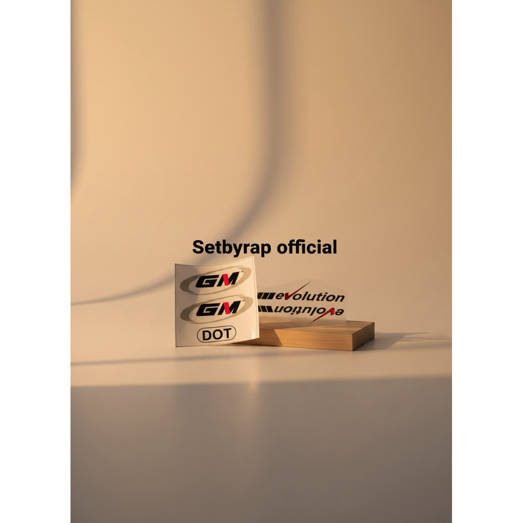 stiker helm gm  full set