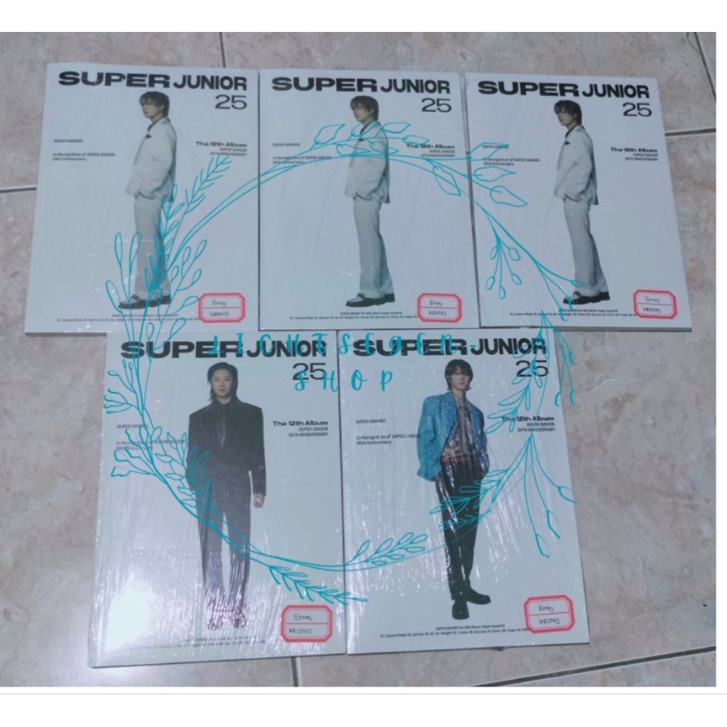 Booked Album SuperJunior25 Photobook vers