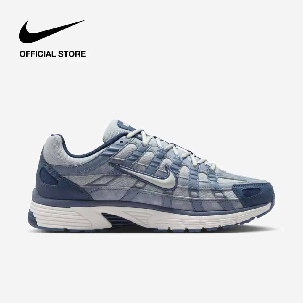 Sepatu Sneakers Pria Nike P-6000 Worn Blue Original 1000% (RESMI STORE)