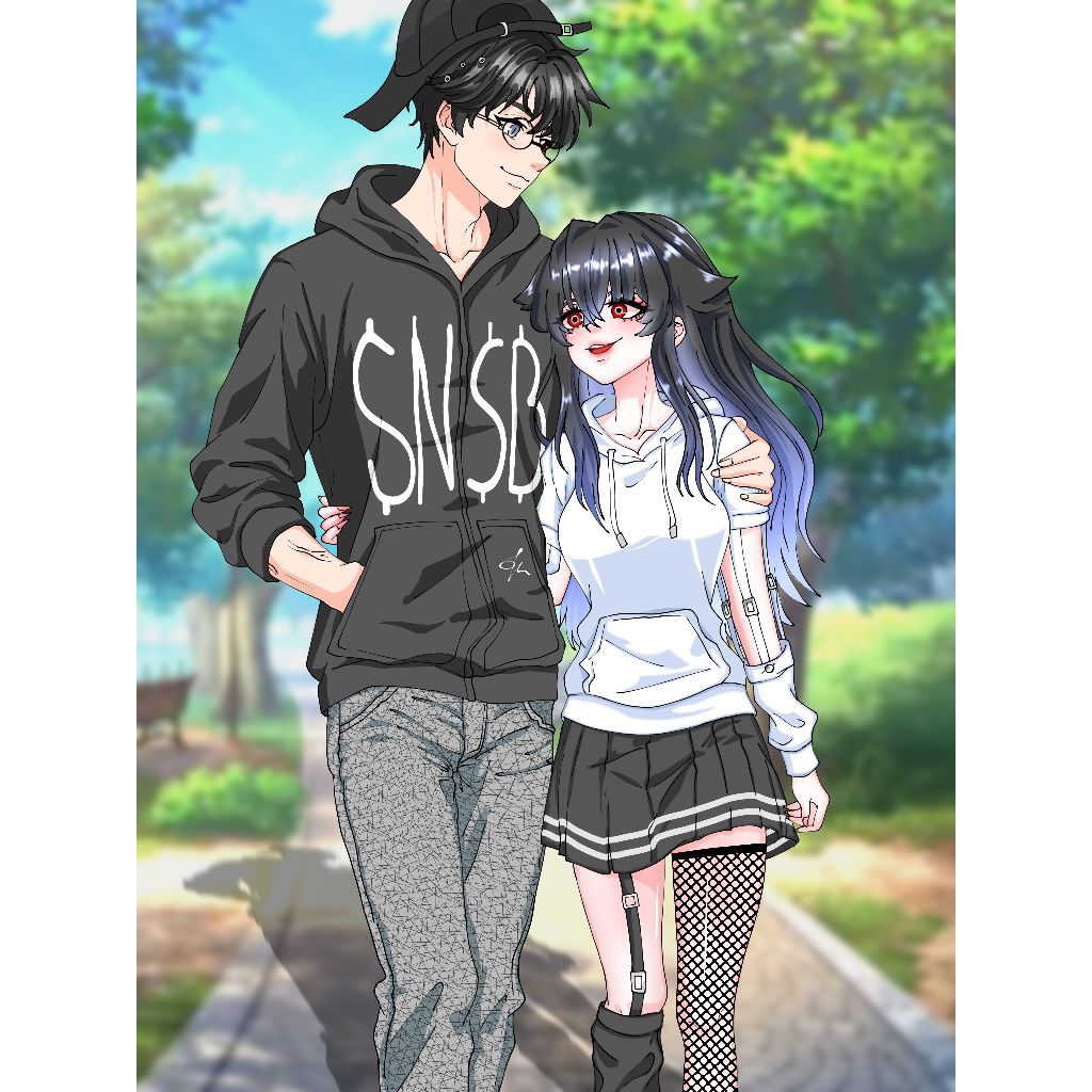 COMMISSION ART OPEN 3 ART STYLE ANIME,MANGA,MANHWA (VERSI COUPLE)
