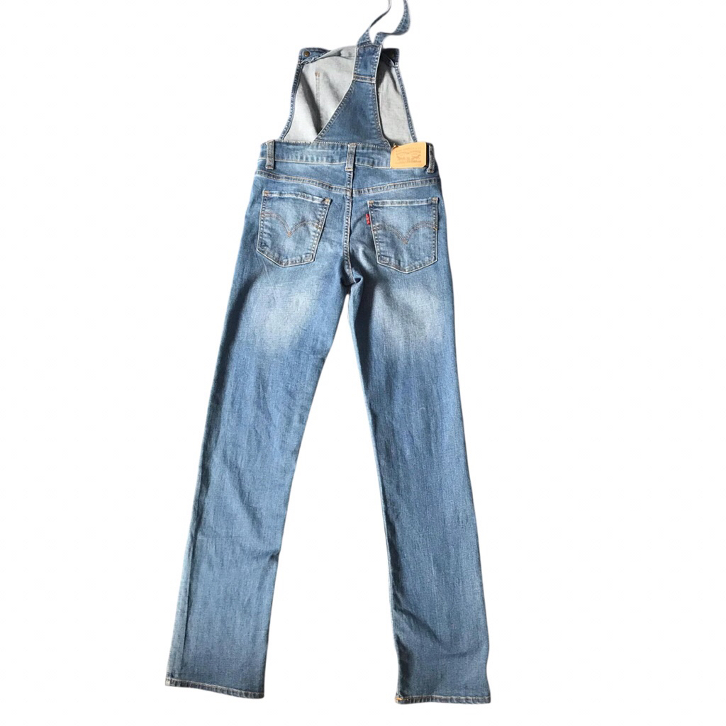 Levis Overall carpenter denim jeans jumper jumpsuit montir  kodok Acid blueJeans and indigo blue jea