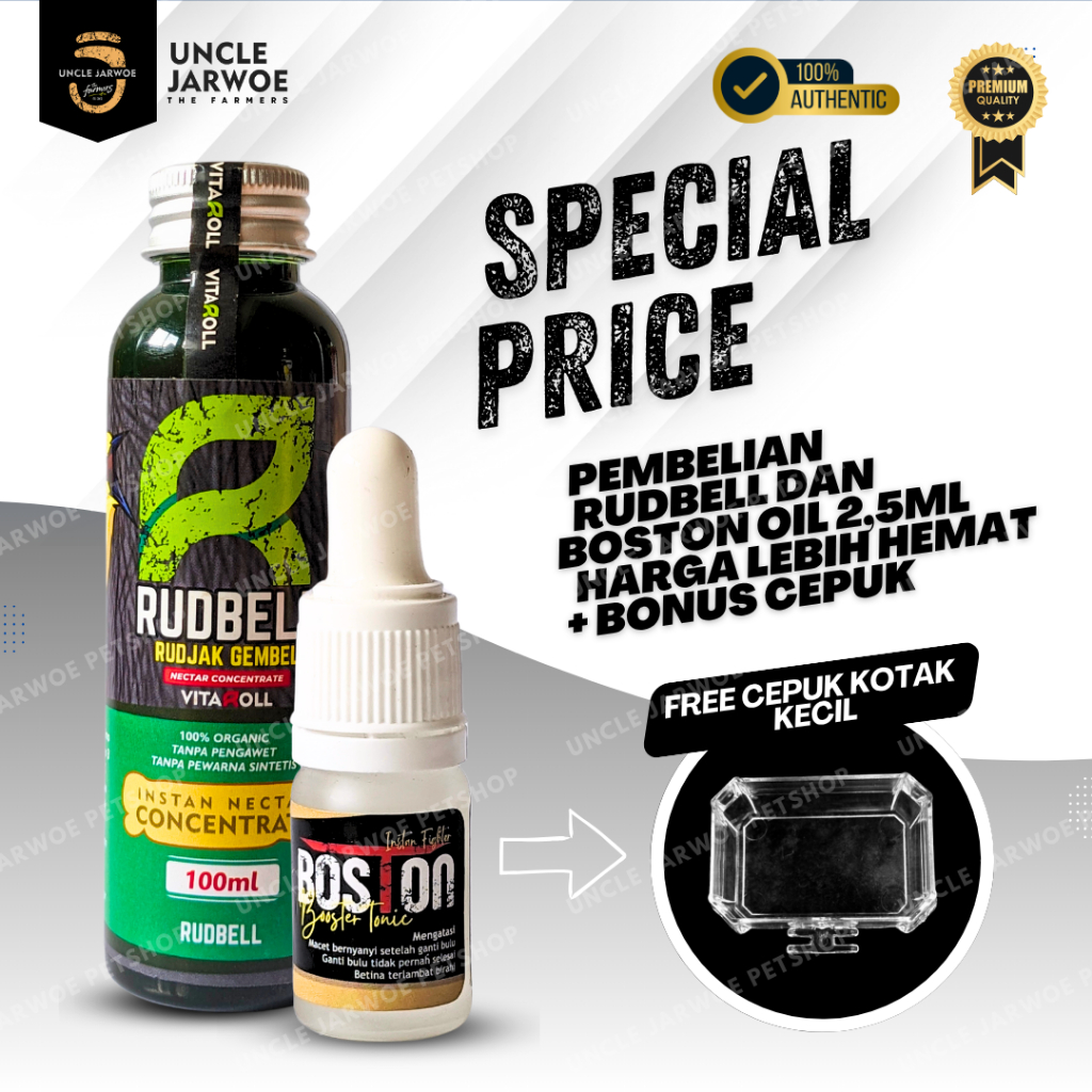 RUDBELL Nectar Kolibri Sogon Rudjak Nektar Tanpa Kroto