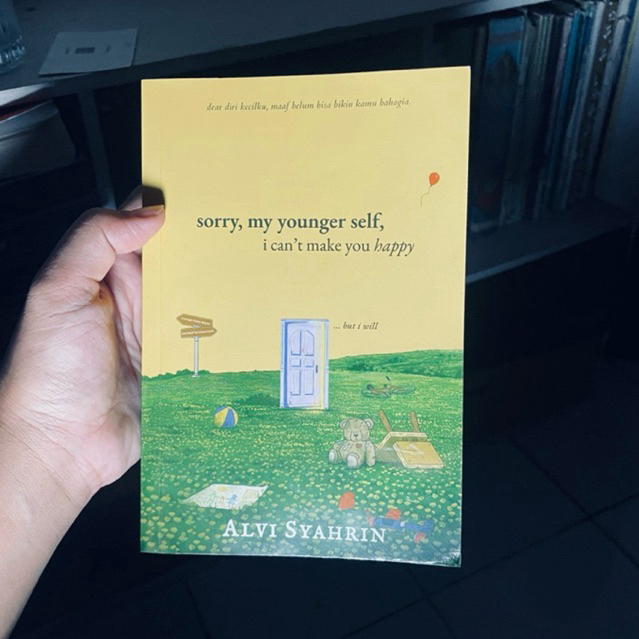 Preloved buku karya Alvi Syahrin “Sorry, my younger self, i can’t make you happy”