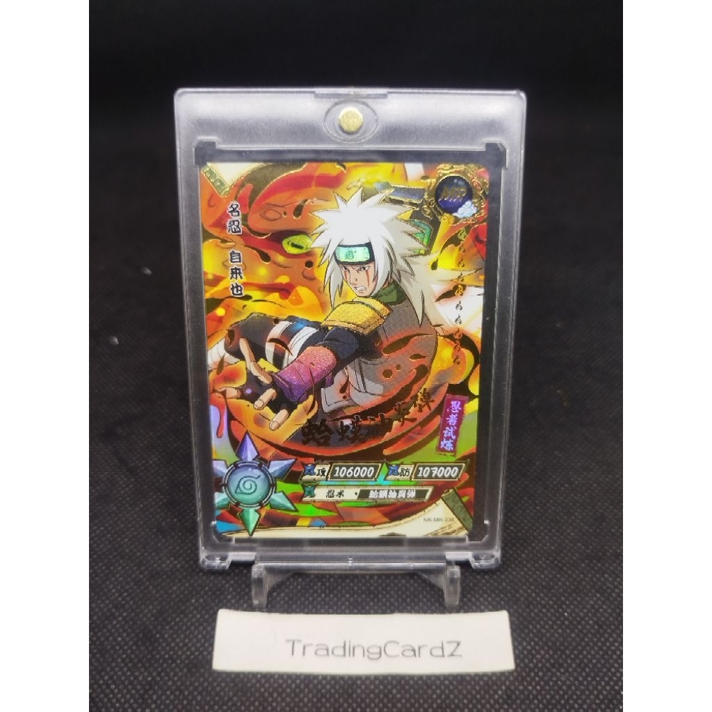 TCG/CCG Trading Card Collection 2021 Kayou Naruto Official MR Jiraiya #NR-MR-038 (Dpt top loader)