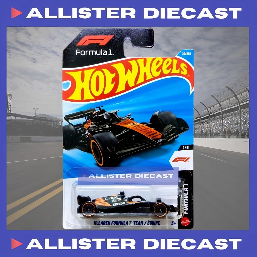 Hot Wheels Mclaren Formula 1 Team Hitam Hotwheels Mclaren Formula 1 Team Black HW Formula 1 Hot Whee