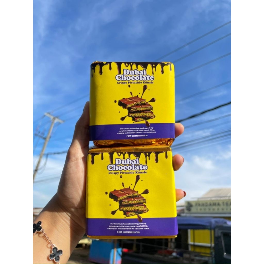 COKLAT DUBAI MINI BERAT +- 85gr Ekonomis || Coklat DUBAI MINI || COKLAT PISTACHIO |