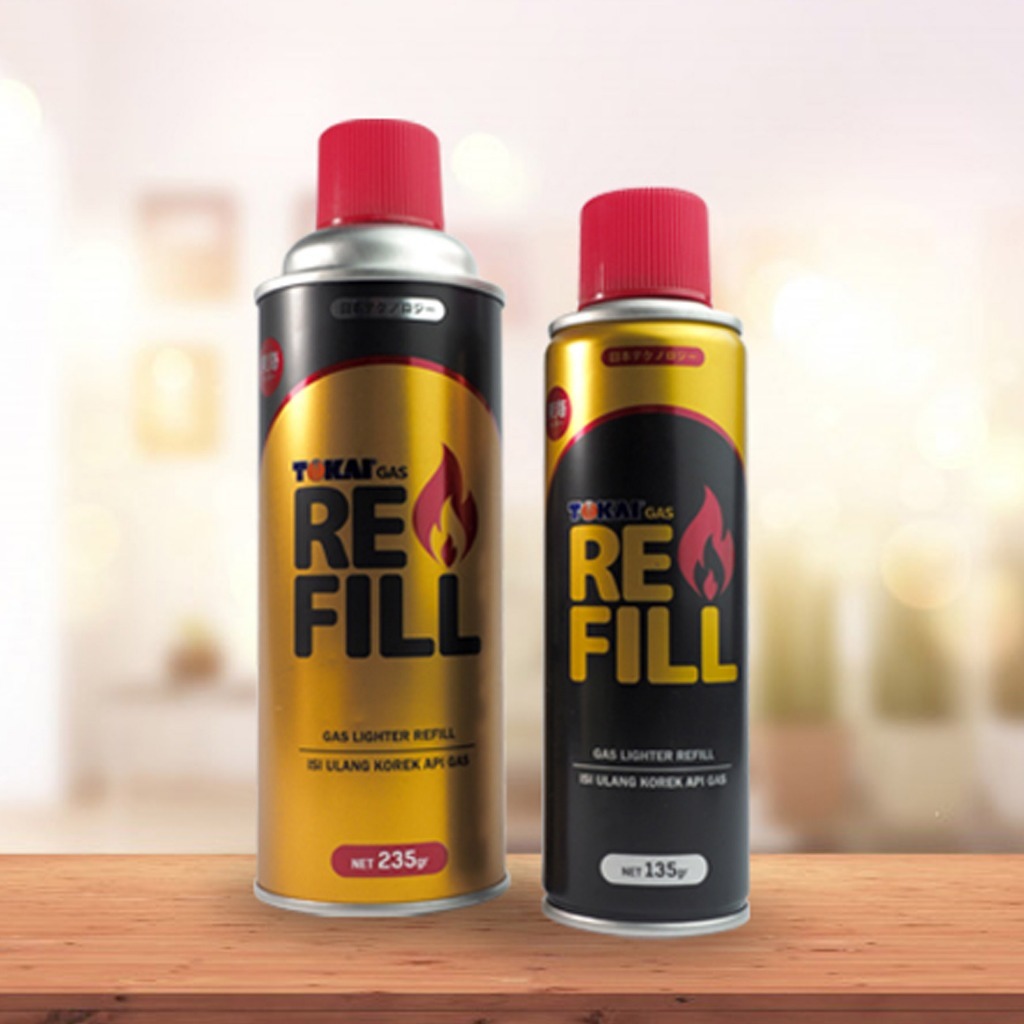 Isi Ulang Korek Api Gas Tokai Gas Refill Butane