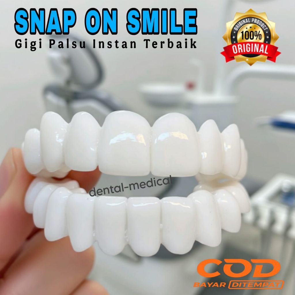 SNAP ON SMILE gigi palsu instan