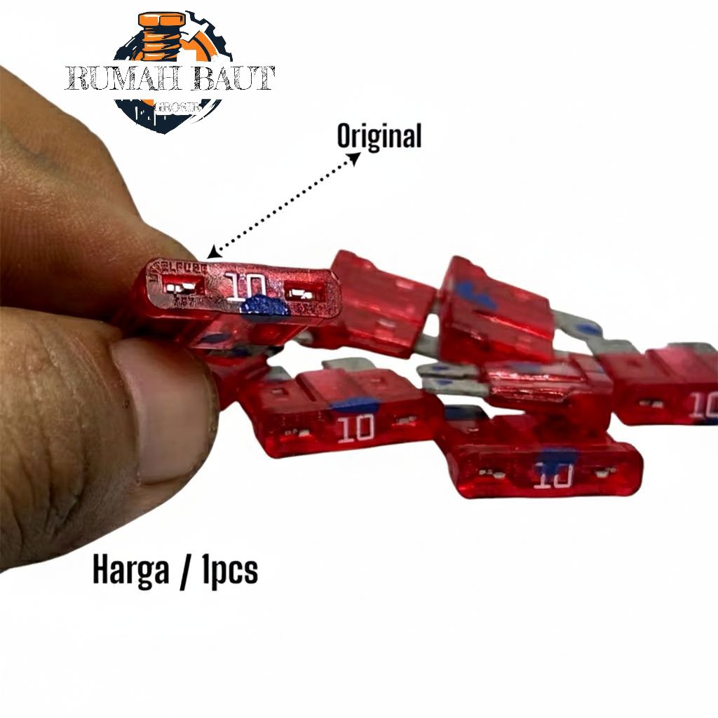 COD ORIGINAL SIKRING 10A & 15A SIKRING TANCAP UNIVERSAL MOTOR & MOBIL original PACIFIC