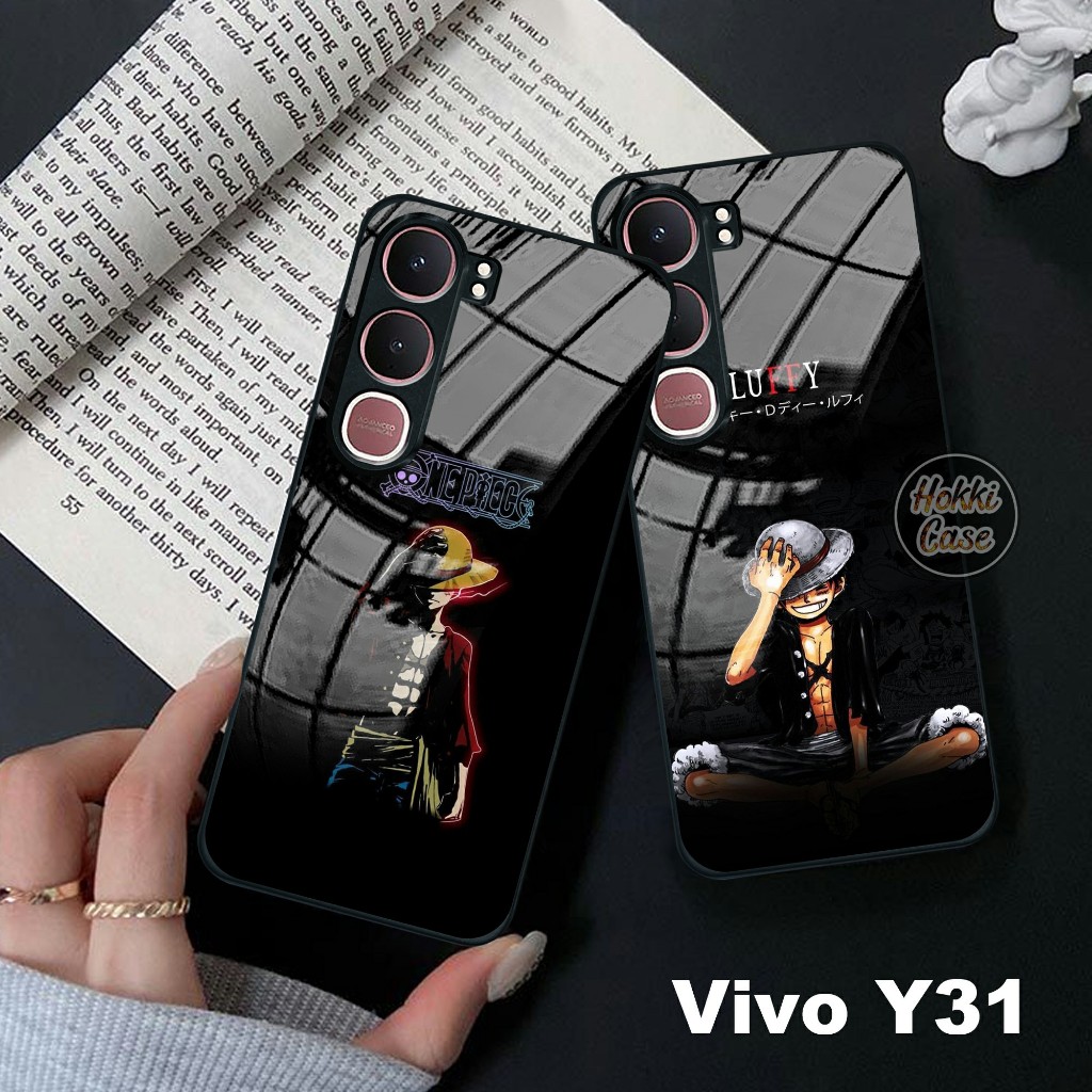 Case Vivo Y31 Motif One Piece - Softcase Glass Vivo Y31 - Casing For Vivo Y31 - Silikon Vivo Y31 - K