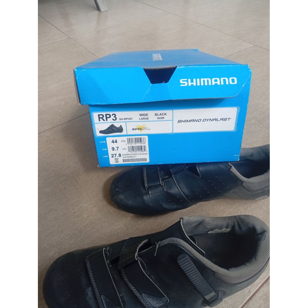 Sepatu Roadbike Shimano rp3+cleat baru