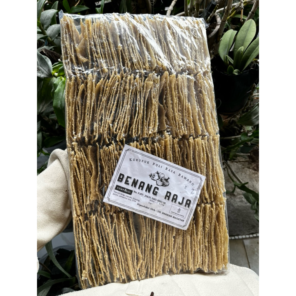 Kerupuk Gendar Benang Raja Premiun 2.5kg gurih enak bahan Premium mudah digoreng tidak perlu Dijemur