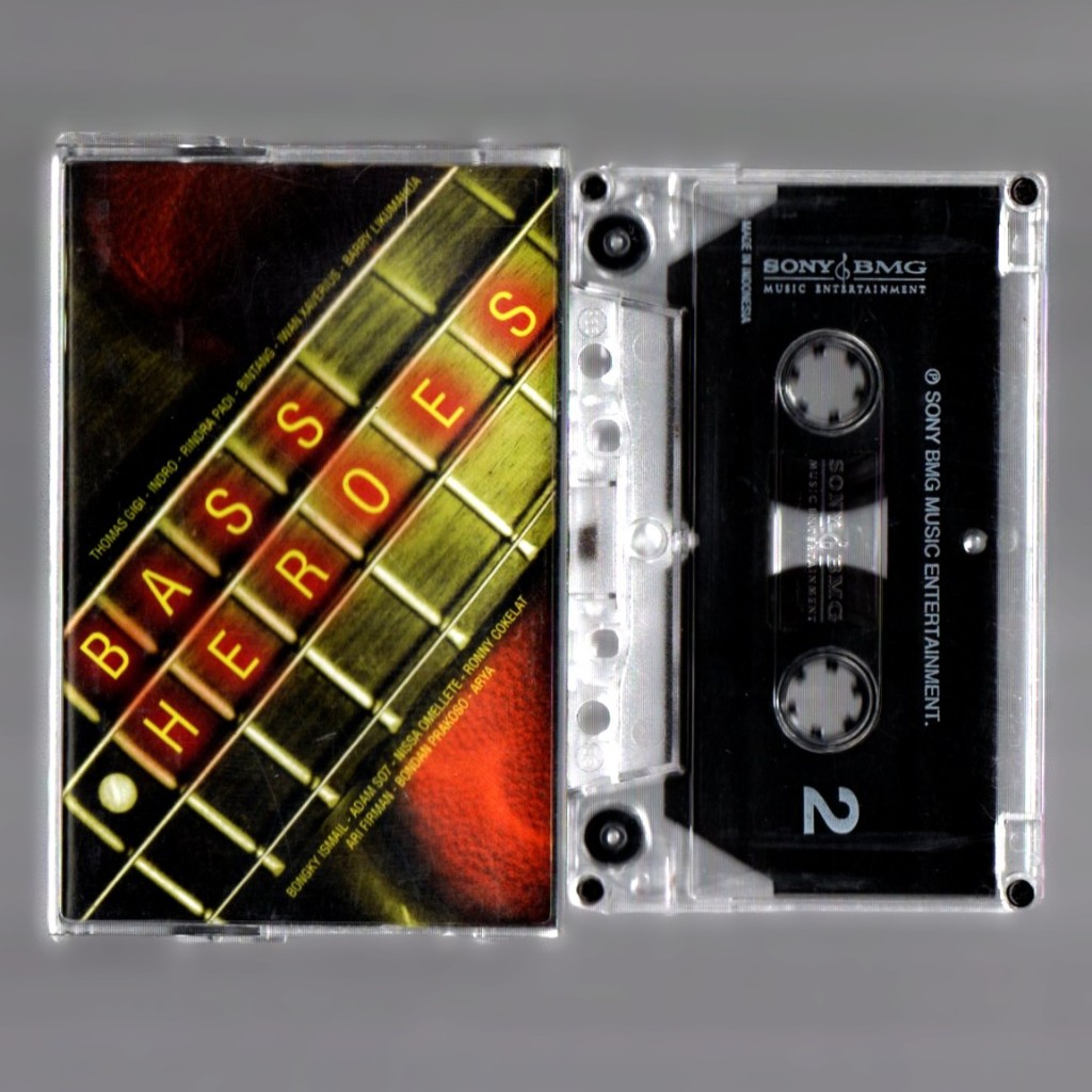 Kaset Pita Kompilasi Gitaris Indonesia - Bass Heroes // Thomas Ramdhan // Bondan Prakoso // Barry Li