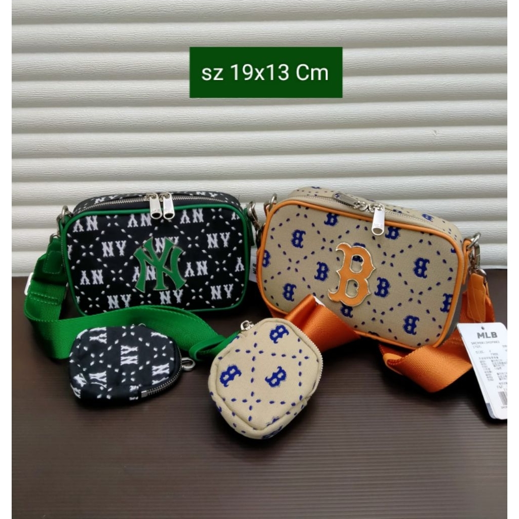 TAS SELEMPANG SLING BAG MLB & BOSTON PREMIUM IMPORT