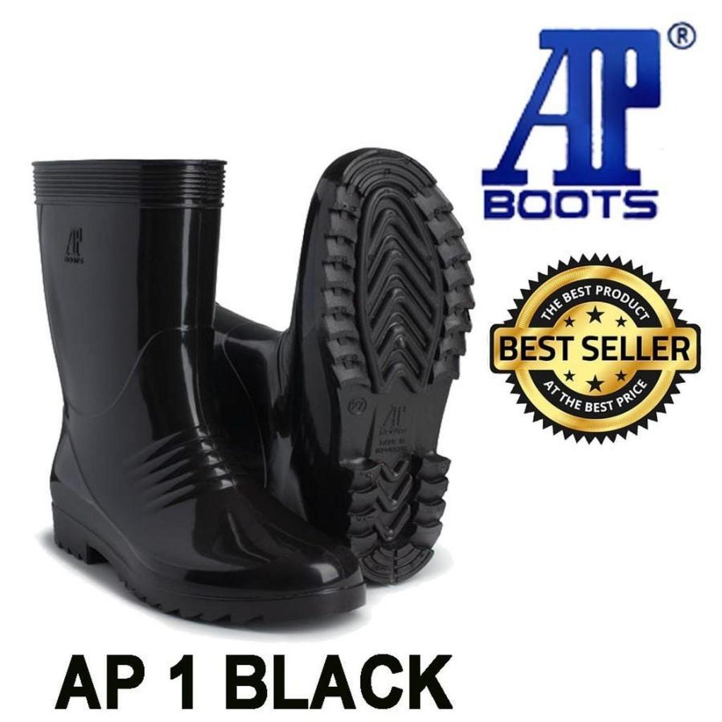 Sepatu Ap Boot Pendek Hitam Ap 1 Black