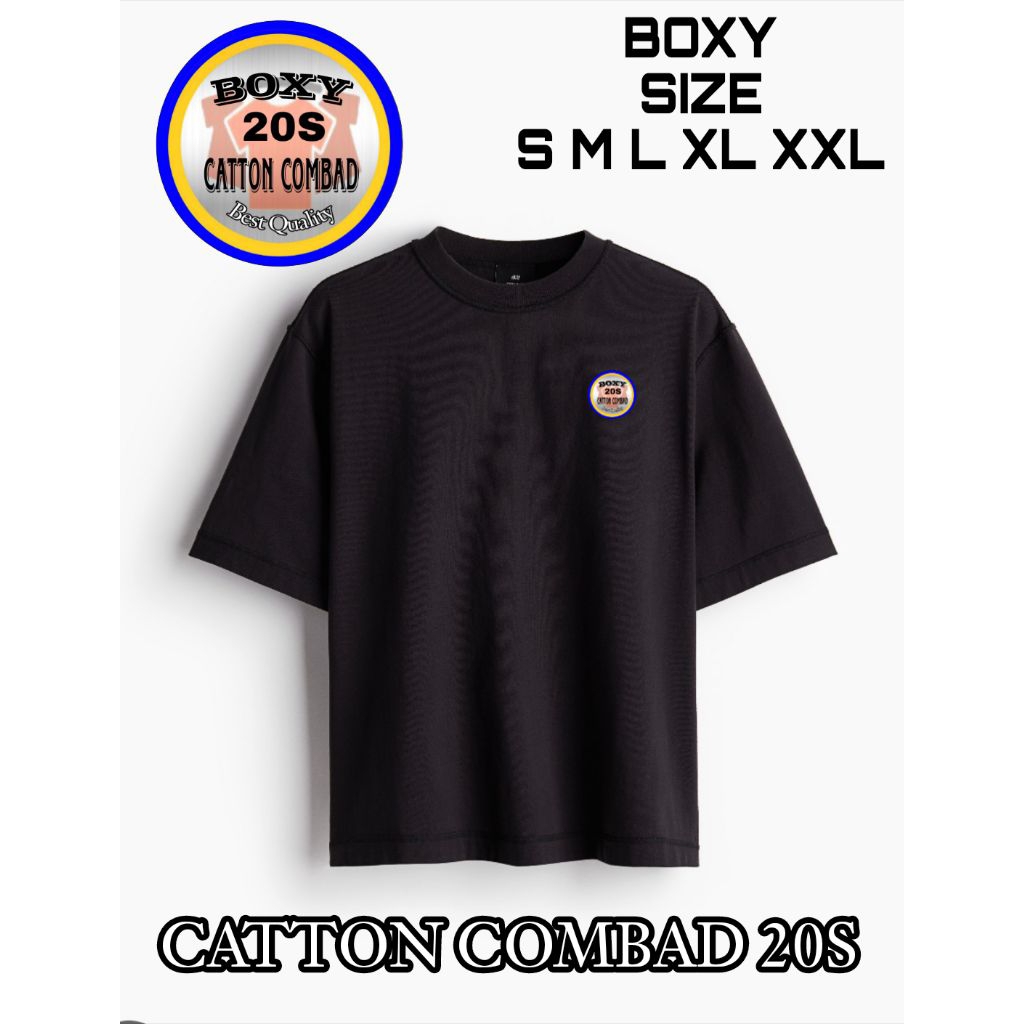 BOXY POLOS DEWASA 20S CATTON COMBAD