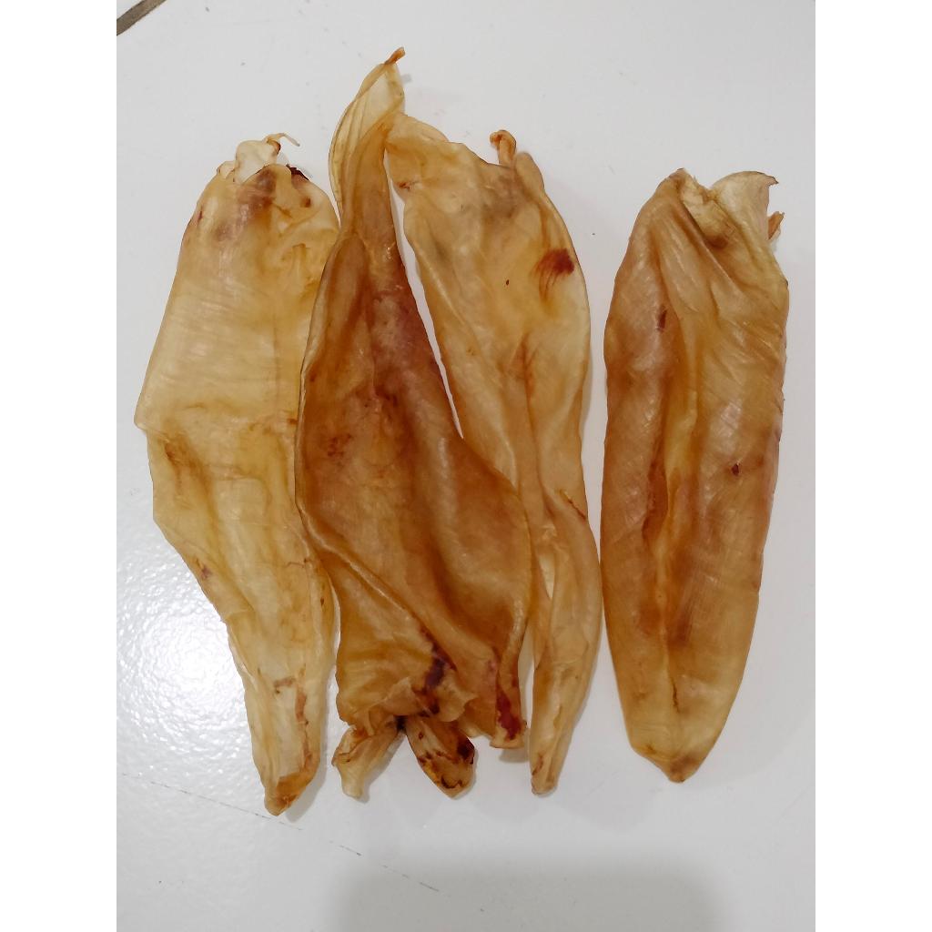 gelembung ikan kakap putih, perut ikan kakap putih, yi phiau, lambung ikan, 200gram