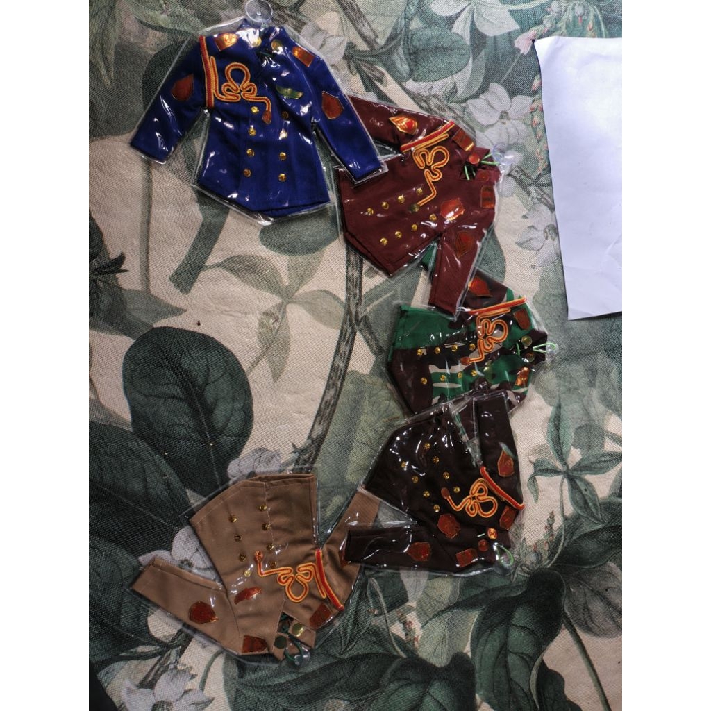 Chevron akpol, akmil & baju miniatur akpol/akmil