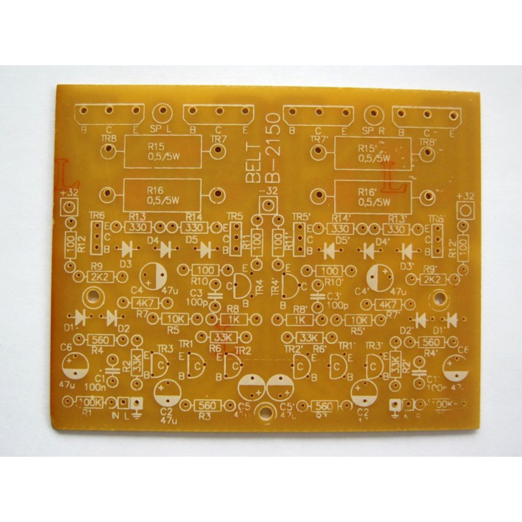 PCB 300 watt ocl power amplifer stereo