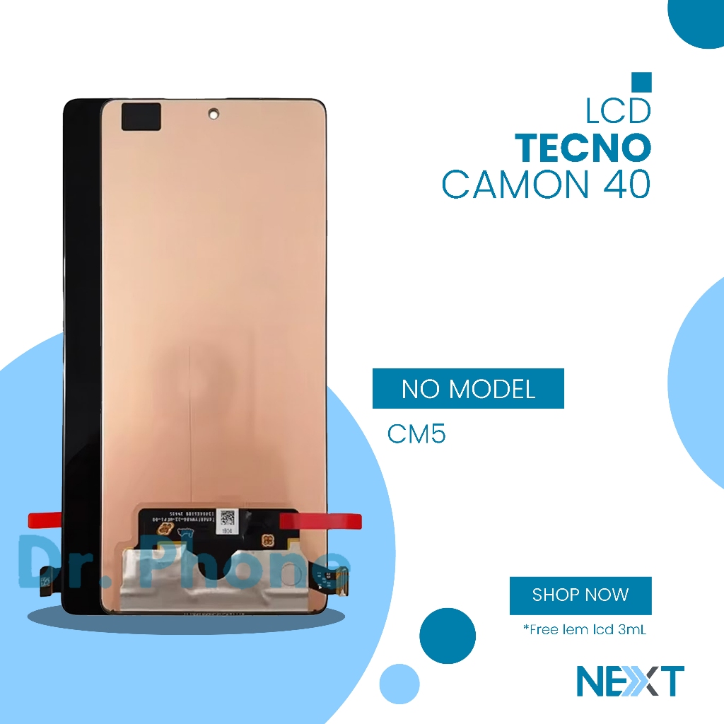 LCD Tecno Camon 40 / CM5 - Finger Print Fullset Touchscreen
