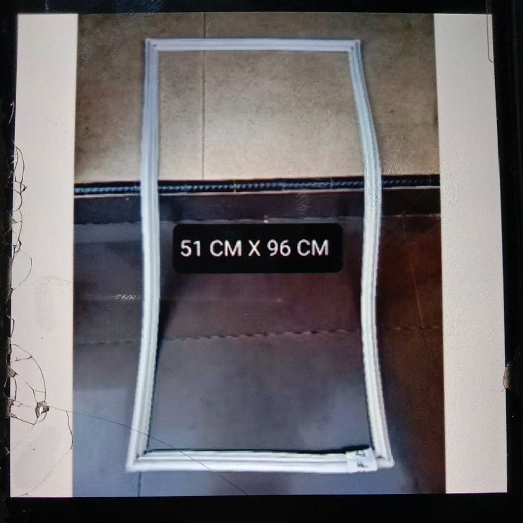 karet pintu kulkas Polytron 2pintu