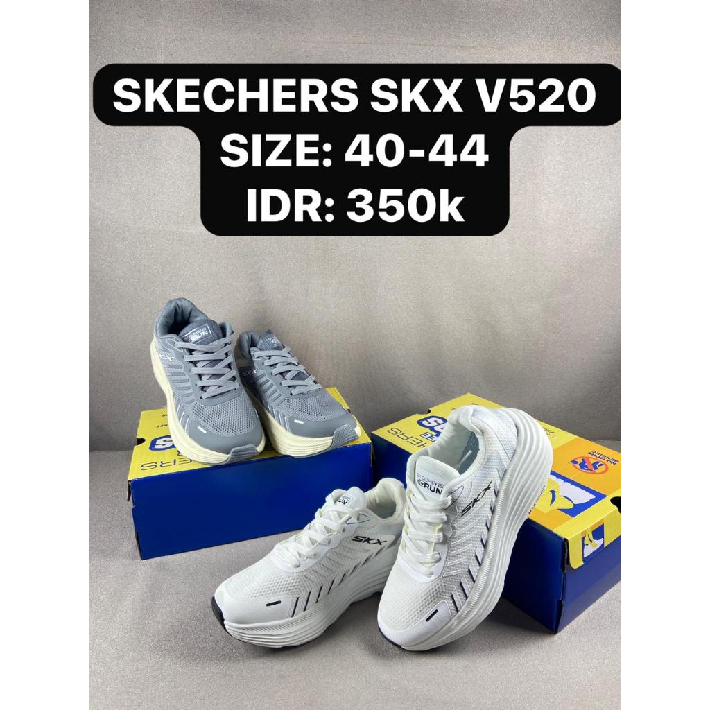Sepatu Gym Pria Wanita SKECHERS SKX V520 - Desain Stylist Modern Bisa COD Ukuran 40-44