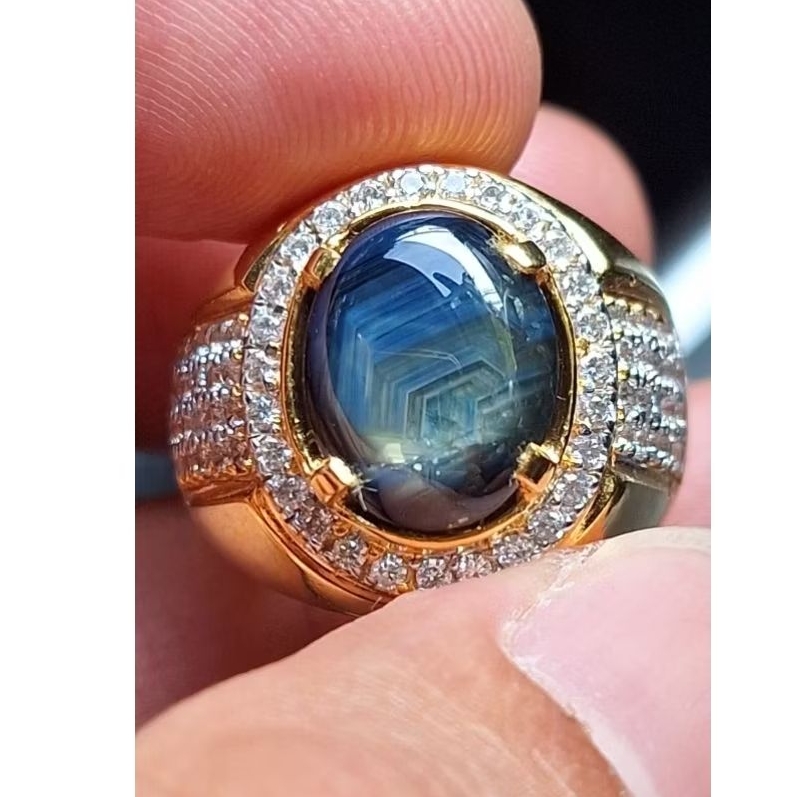 Natural antik sapphire / Bangsing biru