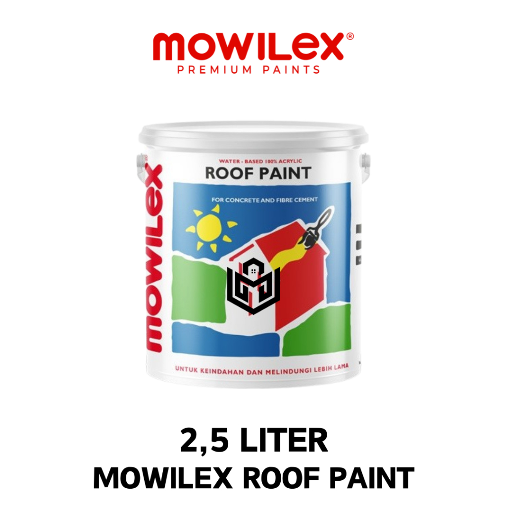 Cat Atap Genteng Mowilex Roof Paint Galon 2,5 Liter MOWILEX