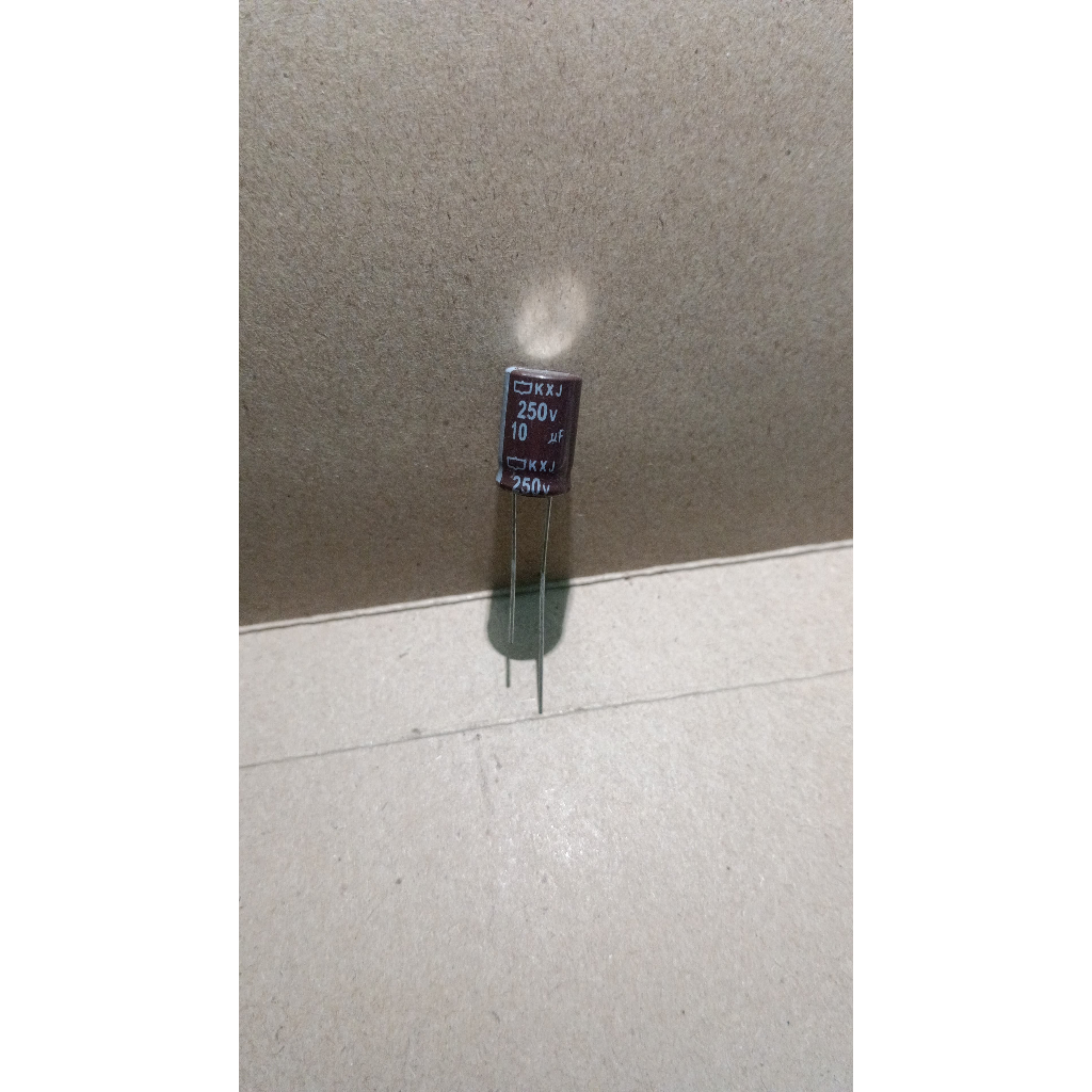 6252 kapasitor elco 10uf 10 uf 250v 250volt 250 volt nippon chemicon