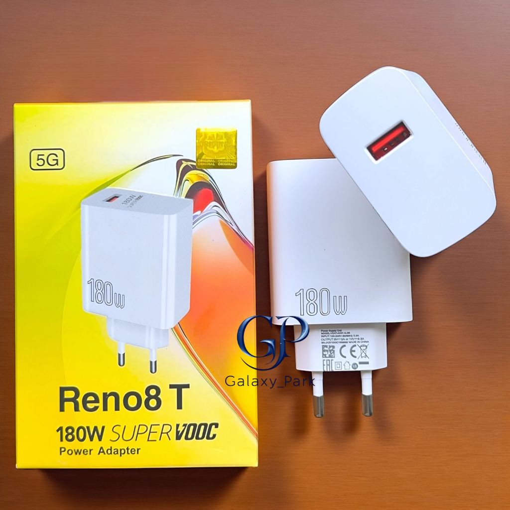 GLX - Batok Charger Adaptor Oppo Reno 8T 120w Fast Charging | Kepala Charger Oppo 120w | Adaptor 120