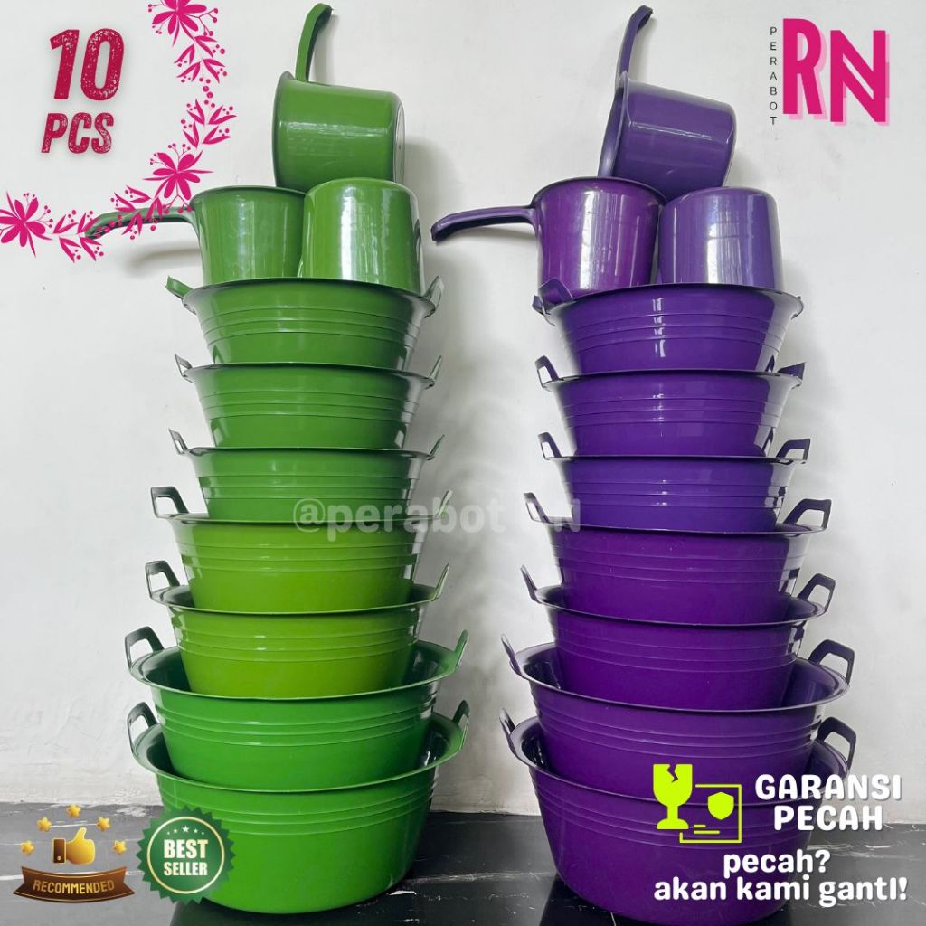 (10 PCS) PAKET HEMAT BAK KUPING BERANAK (BONUS GAYUNG) / PAKET LENGKAP BAK KUPING / BAK KUPING SEMUA