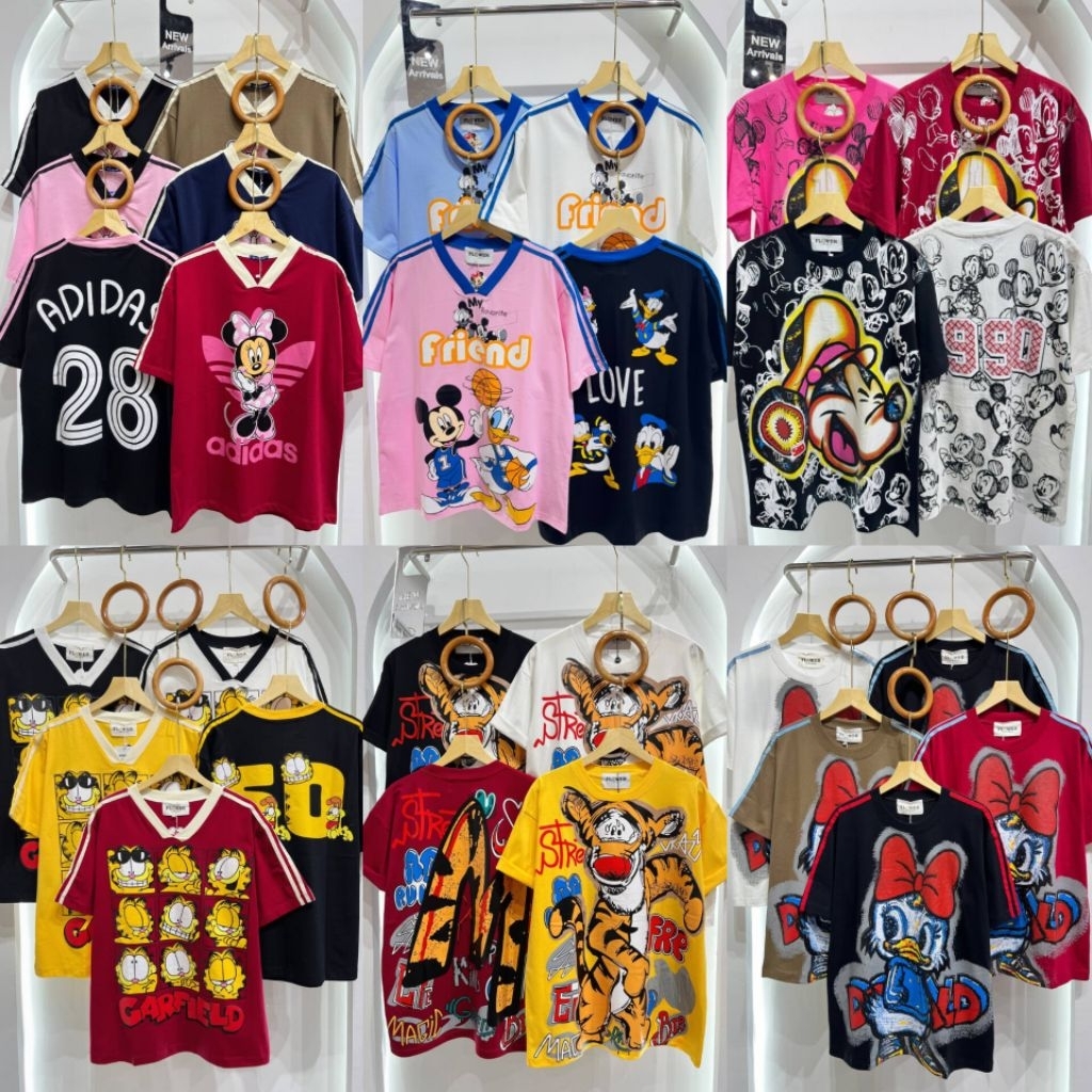 MIKIEE_MINIEE Kaos Branded oversize unisex BKK /  Tshirt Oversize cowok cewek