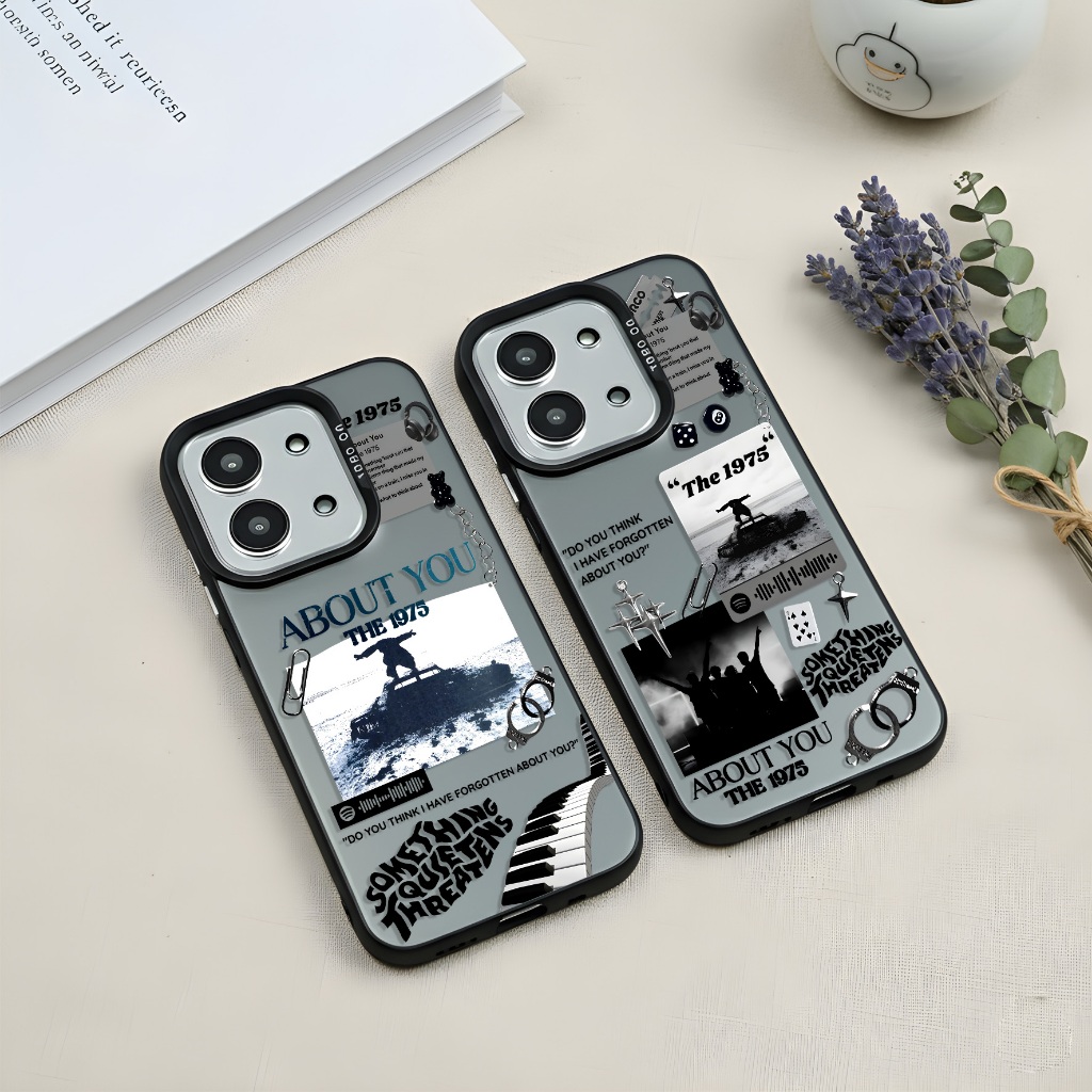 Case Imd Black The 1975 Redmi 15C Softcase Premium Case Hologram Hitam Bisa Untuk 13C 14C 15C BX6
