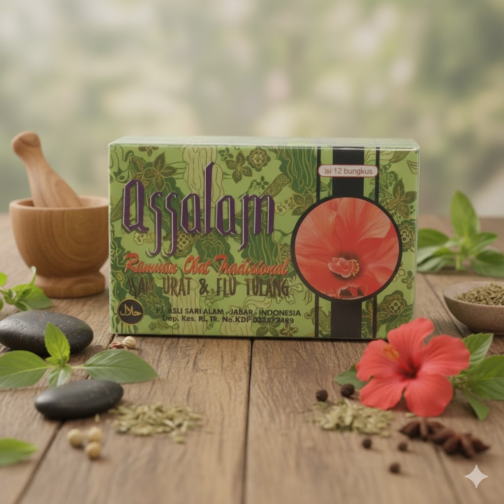 Assalam Ori Kapsul Asam Urat Original Herbal