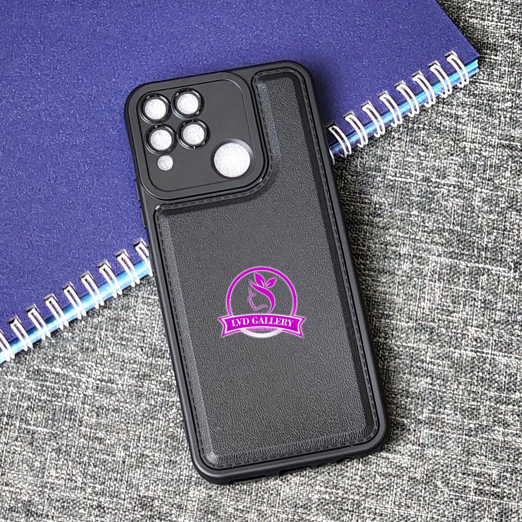 Realme Narzo 50A Realme Narzo 50A Prime Realme Narzo 50I Realme Narzo 50I Prime Case Leather Black S