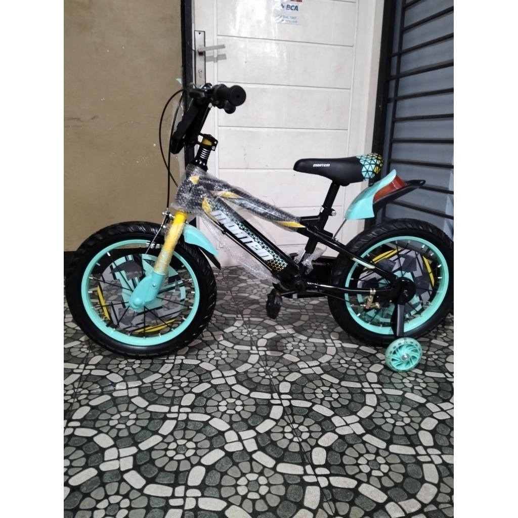 SEPEDA ANAK 18 INCI MURAH BMX TRENDY BAN BESAR 3.0, UMUR 5-8 TAHUN, STEEL