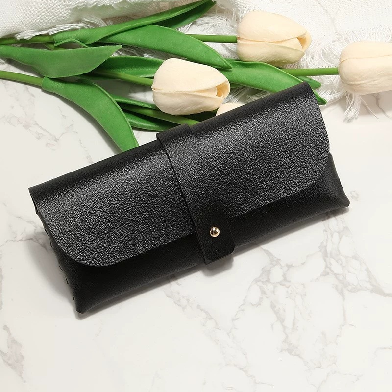Tempat Kacamata Bahan Kulit Kotak Hardcase Kacamata Box Dompet Kacamata Case Sunglasses