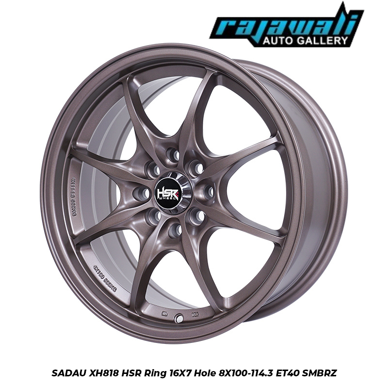 VELG RACING 16 HSR SADAU LEBAR 7 BRONZE UNTUK VIOS FIESTA CALYA SIGRA SIRION AGYA BRIO DATSUN DLL